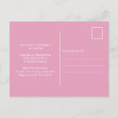 我々の小さなカボチャsipと参照ベビーシャワー招待状 シーズンポストカード (裏面)