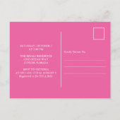 我々の小さなカボチャsipと参照ベビーシャワー招待状 シーズンポストカード (裏面)