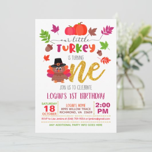 我々の小さなトルコが一つに – 女の子 – 警察 招待状 (スタンド正面)