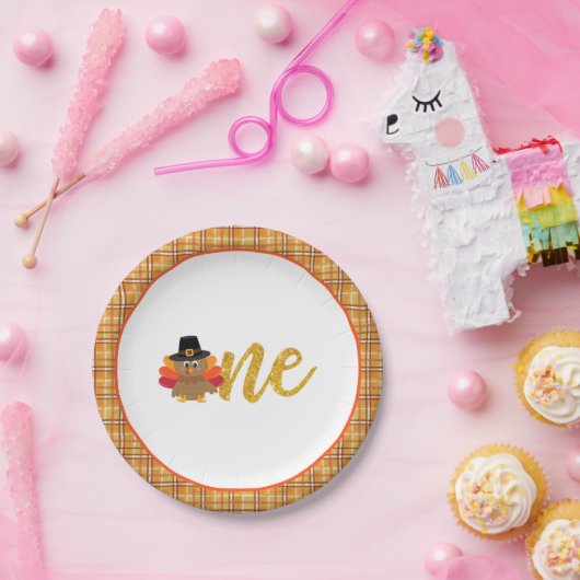 我々の小さなトルコは一つのプレートを回している – WP ペーパープレート (パーティー)