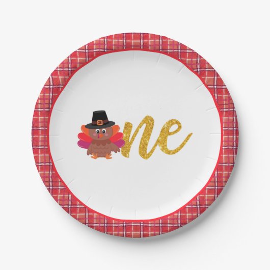 我々の小さなトルコは一つのプレートを変えようとしている-少女- WP ペーパープレート (正面)