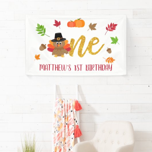 我々の小さなトルコは第一の誕生日旗 横断幕 (インサイチュ)