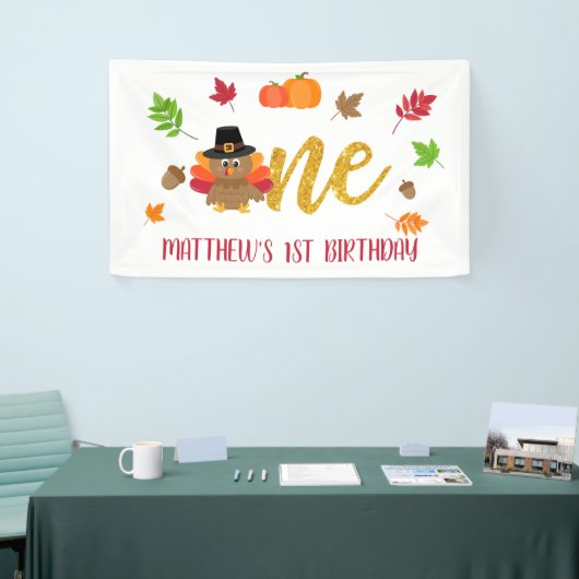 我々の小さなトルコは第一の誕生日旗 横断幕 (トレードショー)