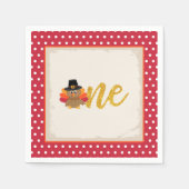 我々の小さなトルコは1つのナプキンを回している – TD スタンダードカクテルナプキン (正面)