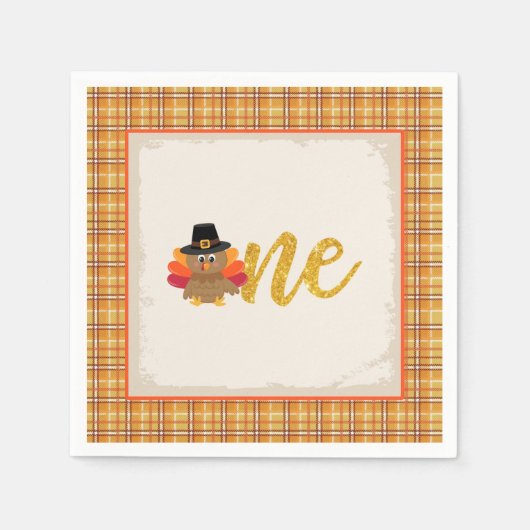 我々の小さなトルコは、1つのナプキンを回している – PL スタンダードカクテルナプキン (正面)