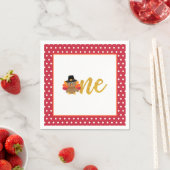 我々の小さなトルコは、1つのナプキンを回している – WD スタンダードカクテルナプキン (インサイチュ)