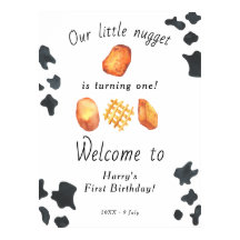 我々の小さなナゲットは1つの子供の誕生日を回している