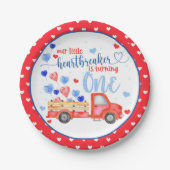 我々の小さなハートブレイカーが一プレート ペーパープレート (正面)