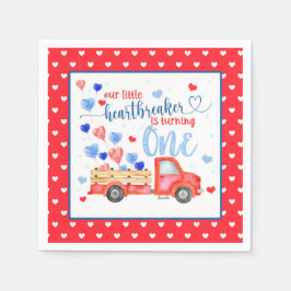 我々の小さなハートブレイカーが1つのナプキンを回している スタンダードカクテルナプキン