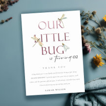 我々の小さなバグピンクトンフライ任意の年齢誕生日