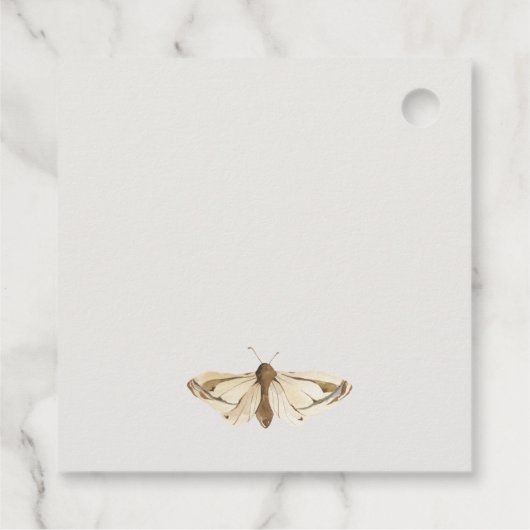 我々の小さなバグ青いトンボ任意の年齢誕生日 フェイバータグ (裏面)