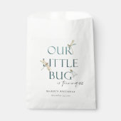 我々の小さなバグ青いトンボ任意の年齢誕生日 フェイバーバッグ (正面)