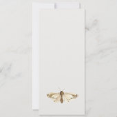 我々の小さなバグ青いトンボ任意の年齢誕生日 招待状 (裏面)