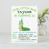我々の小さなバグ、キャタピラ、誕生日パーティー 招待状 (スタンド正面)