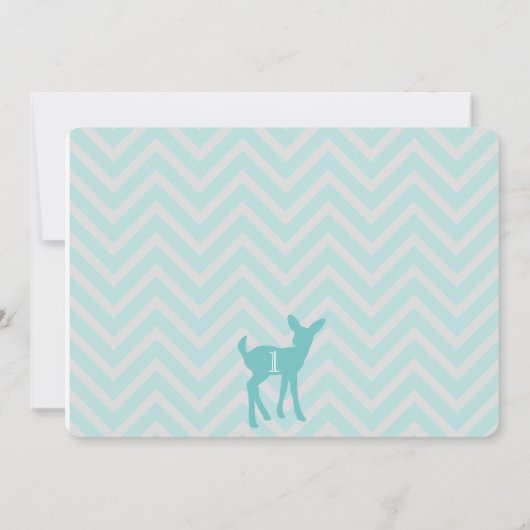 我々の小さなバックは、1つの誕生日招待状 招待状 (裏面)