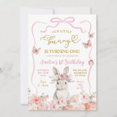 我々の小さなバニーは一つの招待状を回している 招待状 (正面)