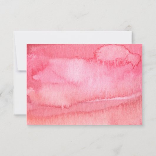 我々の小さなバレンタインベビーの発表 招待状 (裏面)