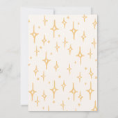 我々の小さなパーティーバルーン動物の最初の誕生日 招待状 (裏面)