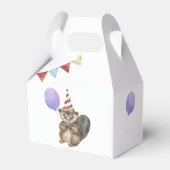 我々の小さなビーバーの誕生日パーティー フェイバーボックス (裏面サイド)