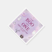 我々の小さなブハロウィーンの最初の誕生日 スタンダードカクテルナプキン (角)