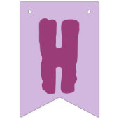 我々の小さなブハロウィーンの最初の誕生日 バンティングフラッグ (第2の旗)