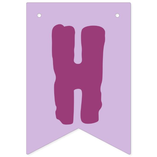 我々の小さなブハロウィーンの最初の誕生日 バンティングフラッグ (第2の旗)