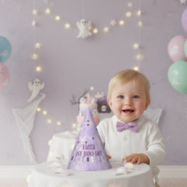 我々の小さなブハロウィーンの最初の誕生日 パーティーハット