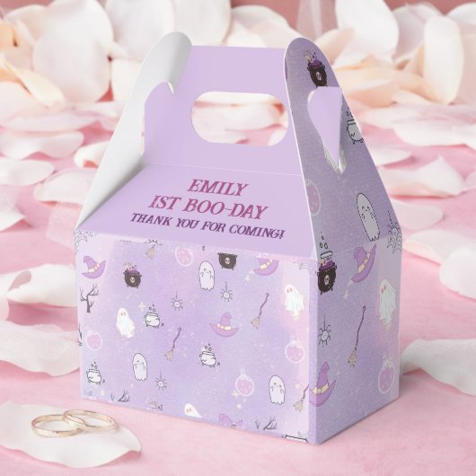 我々の小さなブハロウィーンの最初の誕生日 フェイバーボックス (ウェディング)