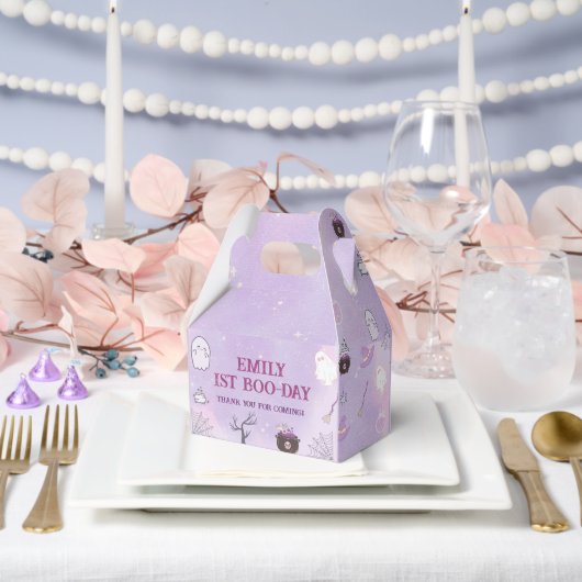 我々の小さなブハロウィーンの最初の誕生日 フェイバーボックス (ウェディング)