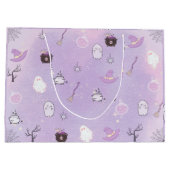 我々の小さなブハロウィーンの最初の誕生日 ラージペーパーバッグ (裏面)