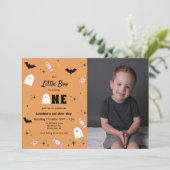 我々の小さなブハロウィーンの最初の誕生日 招待状 (スタンド正面)