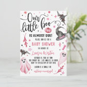 我々の小さなブハロウィーンの赤ちゃんシャワー 招待状 (スタンド正面)