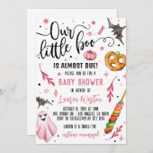 我々の小さなブハロウィーンベビーシャワー招待状 招待状 (正面/裏面)