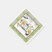 我々の小さなブーが2つの誕生日パーティーを回している スタンダードカクテルナプキン (角)