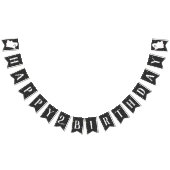 我々の小さなブーが2つの誕生日パーティーを回している バンティングフラッグ (全)