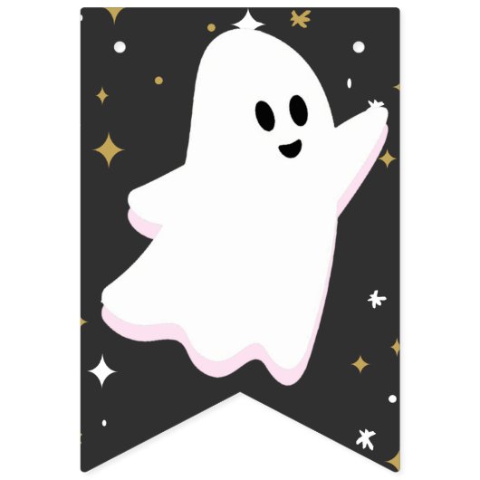 我々の小さなブーが2つの誕生日パーティーを回している バンティングフラッグ (第1の旗)