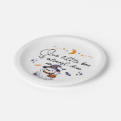 我々の小さなブーはほとんど赤ちゃんシャワー ペーパープレート (アングル)