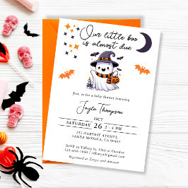 我々の小さなブーはほとんど赤ちゃんシャワー 招待状