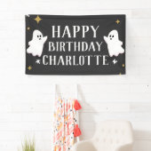 我々の小さなブーは二つの誕生日 横断幕 (インサイチュ)