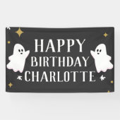 我々の小さなブーは二つの誕生日 横断幕 (横)