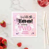 我々の小さなブーは2つになった！ハロウィーン誕生日 スタンダードカクテルナプキン (インサイチュ)