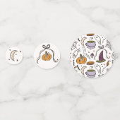 我々の小さなブーほとんどハロウィーン赤ちゃんシャワー コンフェッティ (裏面)