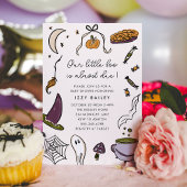 我々の小さなブーほとんどハロウィーン赤ちゃんシャワー 招待状