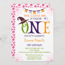 我々の小さなブーを回す1ハロウィーン1歳の誕生日