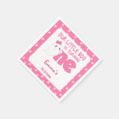 我々の小さなブーを1つ、ハロウィーン1歳の誕生日 スタンダードカクテルナプキン (角)