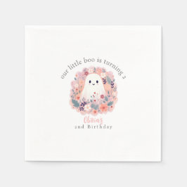 我々の小さなブー回っている2ボホ幽霊 スタンダードカクテルナプキン