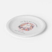 我々の小さなブー回っている2ボホ幽霊 ペーパープレート (アングル)