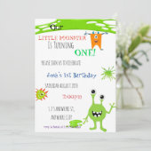 我々の小さなモンスターは一つの誕生日招待状 招待状 (スタンド正面)