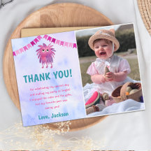 我々の小さなモンスター写真の誕生日パーティーヨ感謝していー