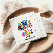 我々の小さなモンスター1歳の誕生日パーティー